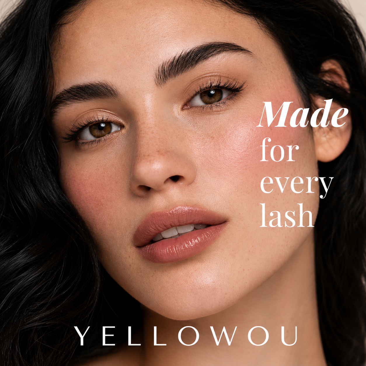 YELLOWOU  Eyelash Enhancing Serum with Powerful Peptides & Plant Botanicals for Thinning Lashes 3ML Makeup Cosmetic