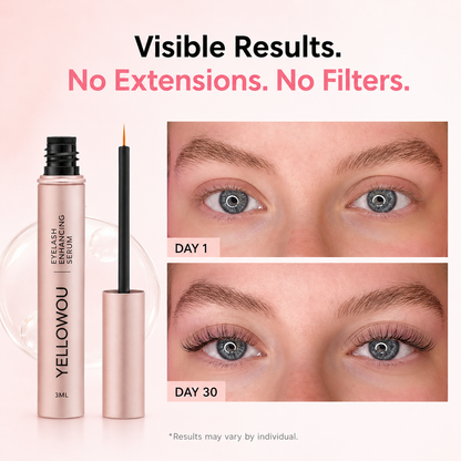 YELLOWOU  Eyelash Enhancing Serum with Powerful Peptides & Plant Botanicals for Thinning Lashes 3ML Makeup Cosmetic