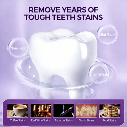 YELLOWOU Purple Teeth Whitening Strips 14 Treatments - Safe for Enamel - Non Sensitive Teeth Whitening - Whitening Without Any Harm - Pack of 28 Strips