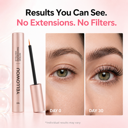 YELLOWOU  Eyelash Enhancing Serum with Powerful Peptides & Plant Botanicals for Thinning Lashes 3ML Makeup Cosmetic