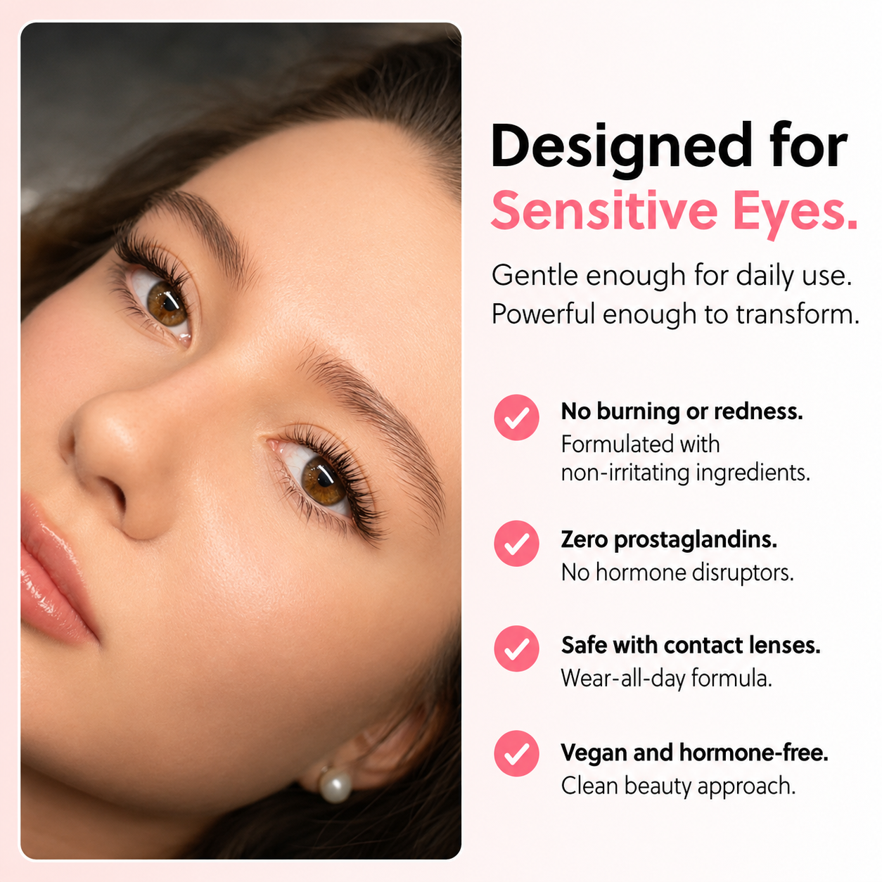 YELLOWOU  Eyelash Enhancing Serum with Powerful Peptides & Plant Botanicals for Thinning Lashes 3ML Makeup Cosmetic
